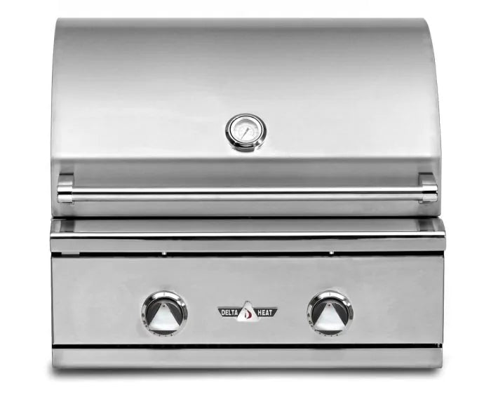 Delta Heat 26-Inch 2-Burner Built-In Gas Grill - Natural Gas - DHBQ26G-DN