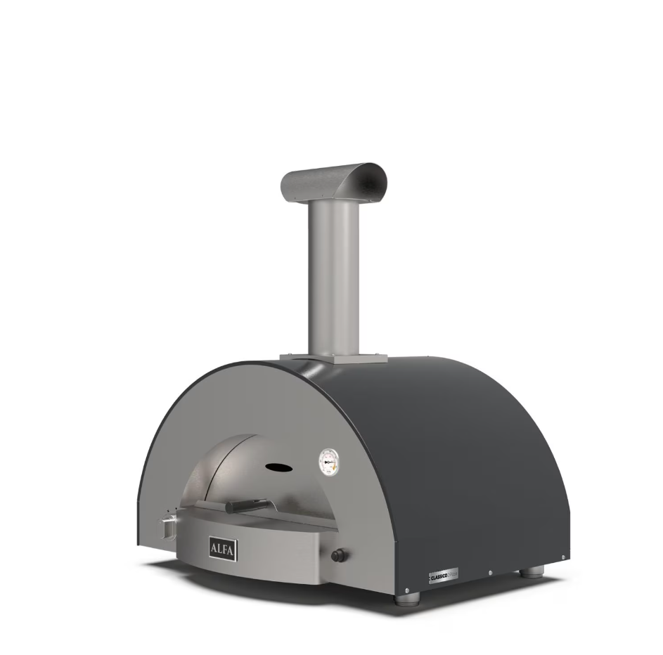 Alfa Classico 2 Pizze Propane Pizza Oven W/ Natural Gas Conversion Kit - Ardesia Grey - FXCL-2P-GGRA-U