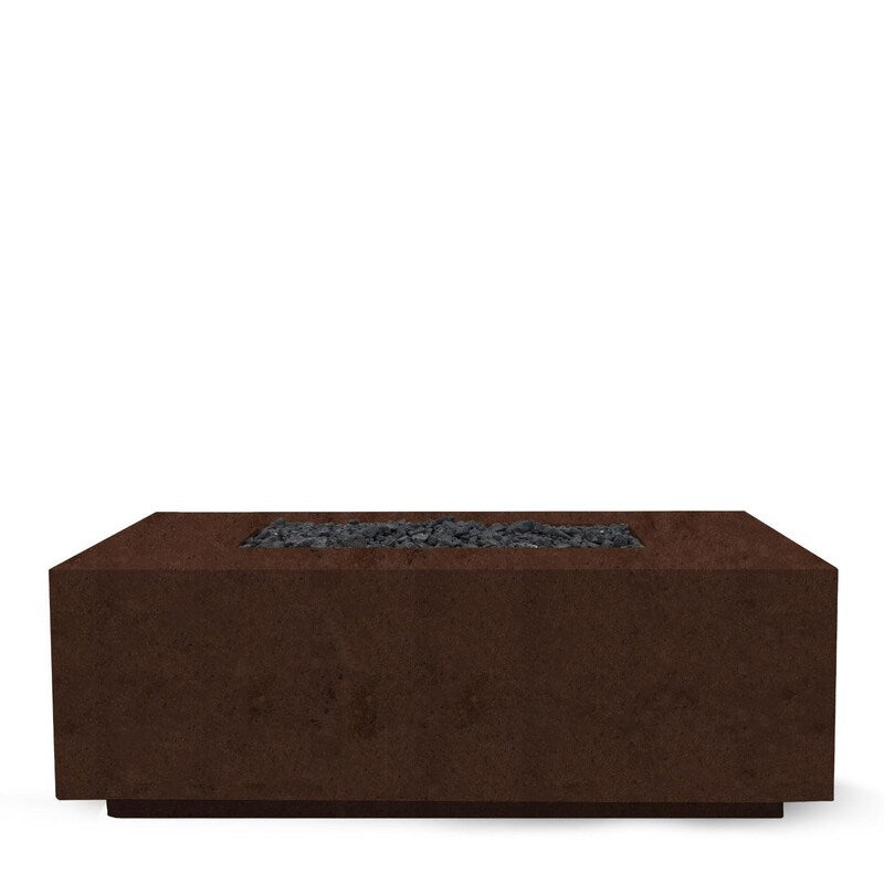 Lakeview Cedarlake 58 58-Inch Rectangular Propane Gas Fire Pit Table - Cafe - SCPH-435-1LP