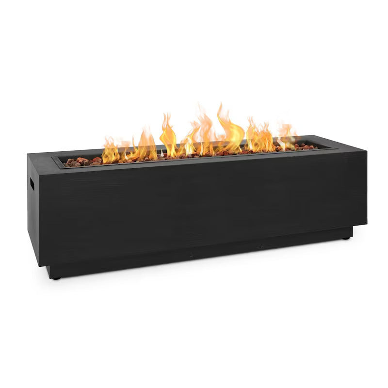Lakeview Du Monde 48-Inch Rectangular Propane Gas Fire Table W/ NG Conversion Kit - Dark Gray - SC-CT0003LP-SW4 (1)
