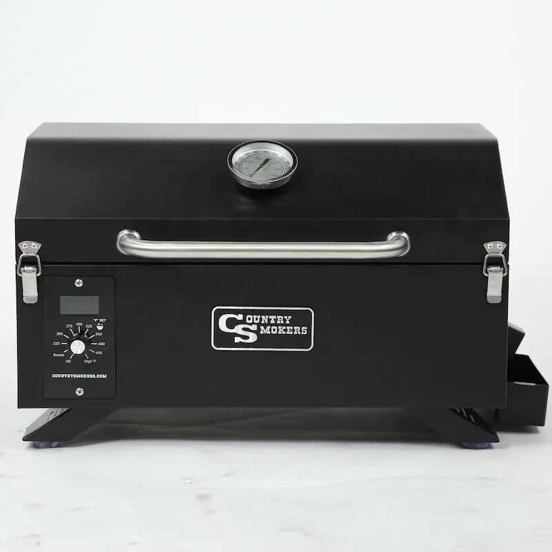 Country Smokers Portable Wood Pellet Grill and Smoker - CSPEL015010497