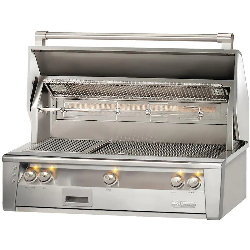 Alfresco ALXE 42-Inch Built-In Natural Gas Grill With Sear Zone And Rotisserie - ALXE-42SZ-NG (1)