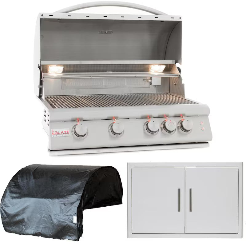Blaze Premium LTE 3-Piece 32-Inch Natural Gas Outdoor Kitchen Package - BLZ-4LTE2-NG-3PC-SC (1)
