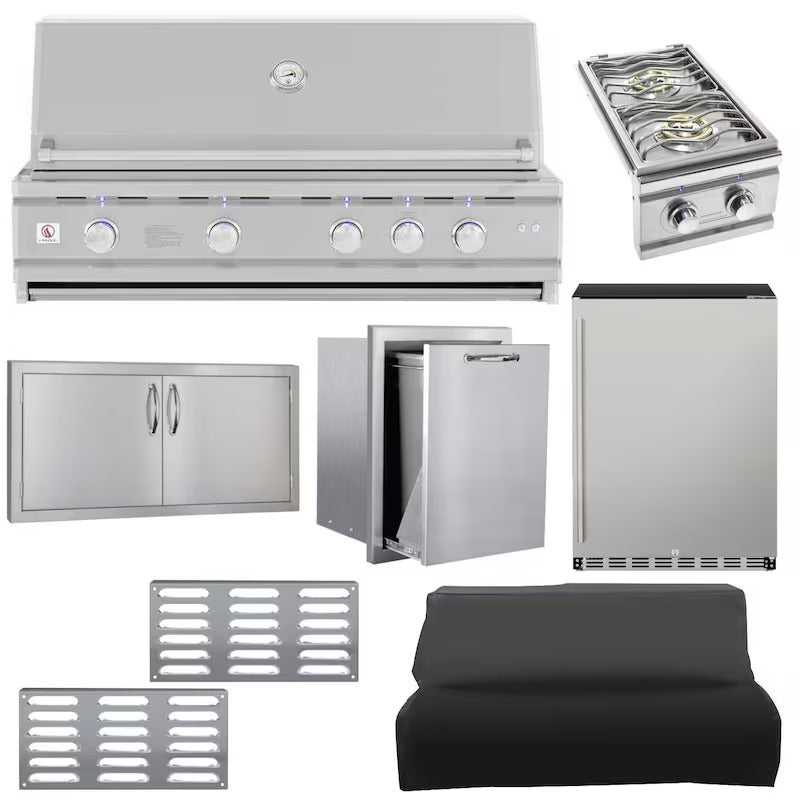 Summerset TRL Deluxe 8-Piece 44-Inch Natural Gas Outdoor Kitchen Package - TRLD44-NG-8PC-PROMO (2)