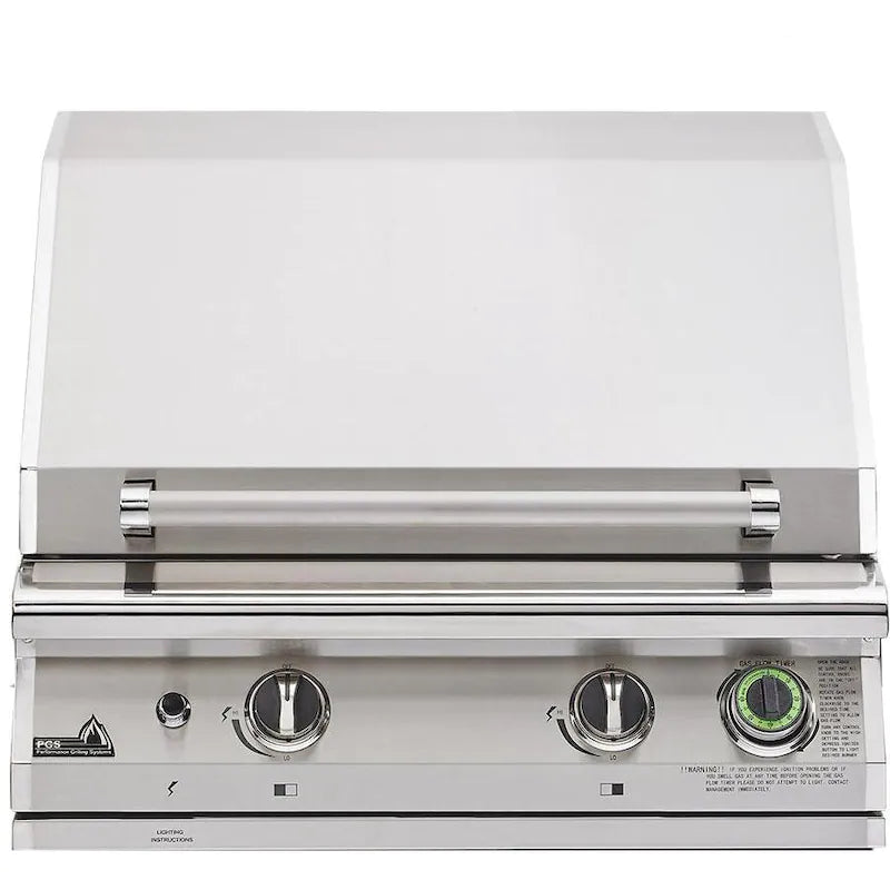 PGS T-Series Commercial 30-Inch Built-In Natural Gas Grill With Timer - S27TNG