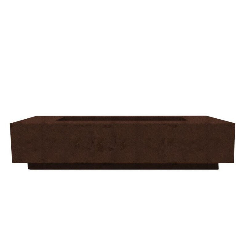 Lakeview Cascata Bay 72 Narrow 72-Inch Propane Gas Rectangular Fire Pit Table - Cafe - SCPH-457-1LP