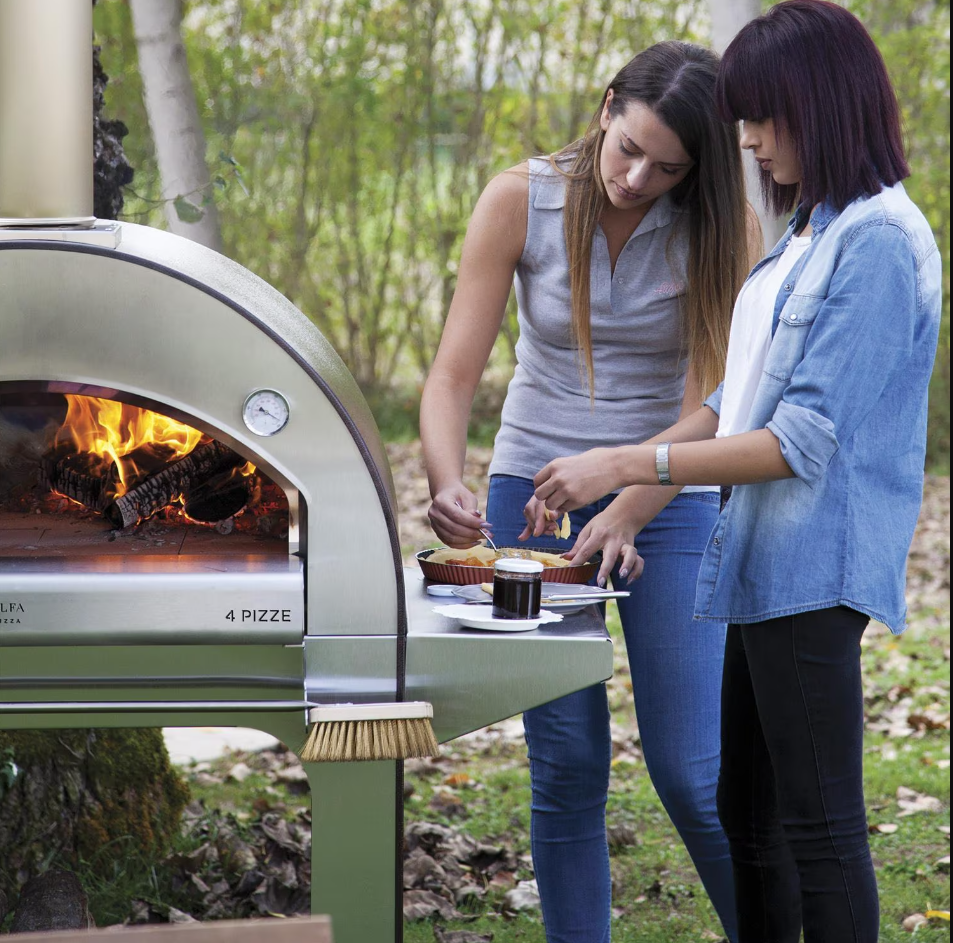 Alfa 4 Pizze 31-Inch Outdoor Wood-Fired Pizza Oven - Copper - FX4PIZ-LRAM