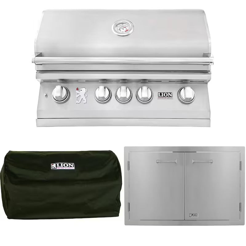 Lion L75000 2-Piece 32-Inch Propane Gas Outdoor Kitchen Package - 75625-2PC (2)