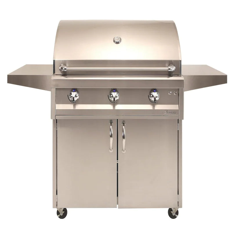Artisan American Eagle 36-Inch 3-Burner Freestanding Natural Gas Grill - AAEP-36C-NG