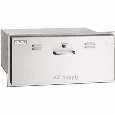 Fire Magic Select 30-Inch Built-In 110V Electric Stainless Steel Warming Drawer - 33830-SW