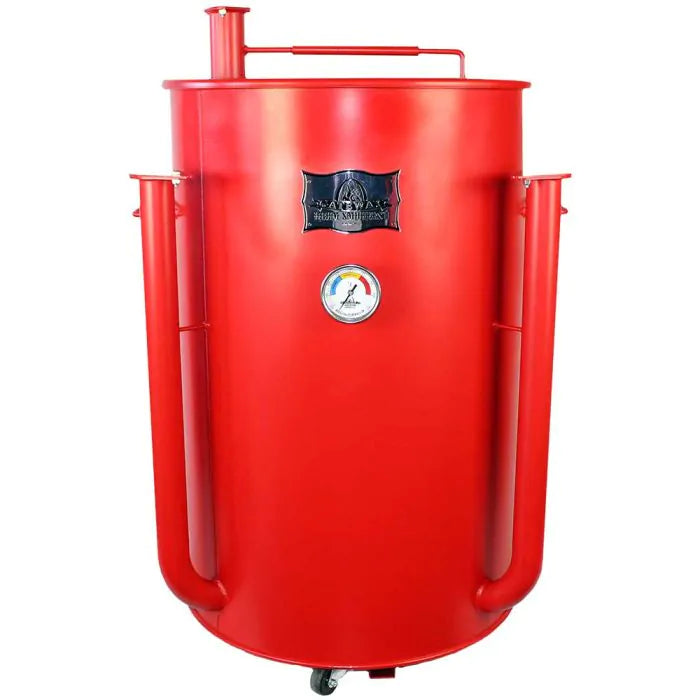 Gateway Drum Smokers 55 Gallon Charcoal BBQ Smoker - Red - 55133