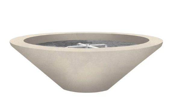 Lakeview Ironwood 48-Inch Propane Gas Round Fire Bowl - Coastal - SCPH-419-6LP