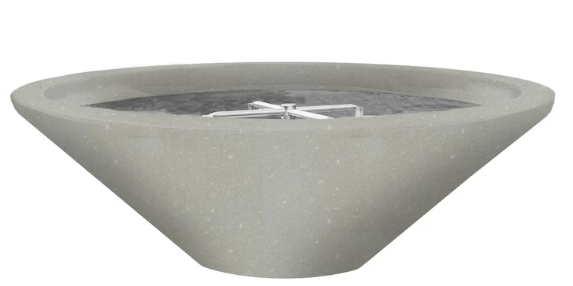 Lakeview Ironwood Pedestal 31-Inch Propane Gas Round Fire Bowl - Natural - SCPH-437-3LP