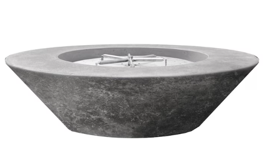 Lakeview Ironwood 60 60-Inch Propane Gas Round Fire Bowl - Pewter - SCPH-458-4LP