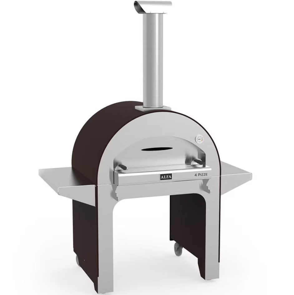 Alfa 4 Pizze 31-Inch Outdoor Wood-Fired Pizza Oven - Copper - FX4PIZ-LRAM