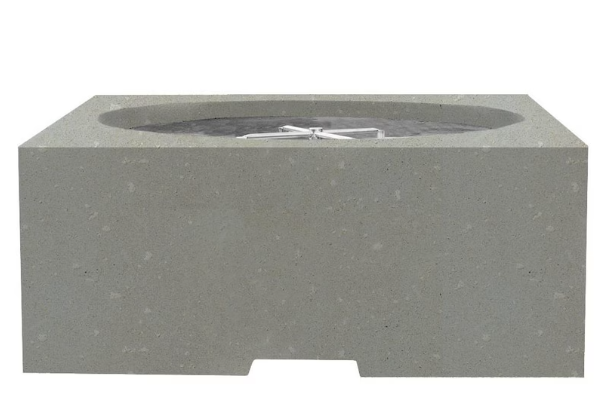 Lakeview Glenwood 39-Inch Propane Gas Square Fire Pit Table - Natural - SCPH-705-3LP