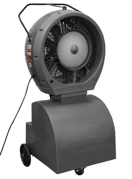 Ecojet by Joape Cyclone Reservoir 18-Gallon Outdoor Misting Fan - Gray - LVP-030401