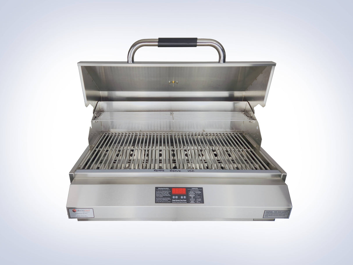 Electri-Chef Topaz 16-Inch Marine Built-In 2640 Watt Electric Grill - 4400-EC-224-IM-16