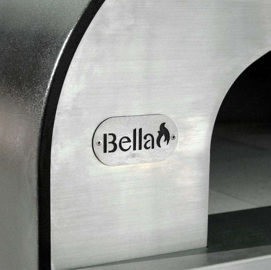 Bella Medio 28-Inch Outdoor Wood Fired Pizza Oven - Black - BEMD28B