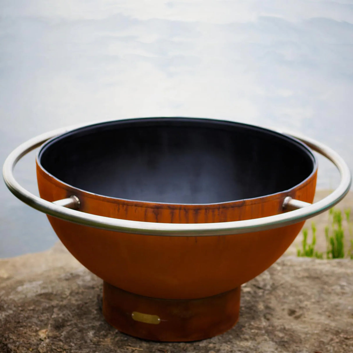 Fire Pit Art Bella Luna 48-Inch Wood Burning Fire Pit