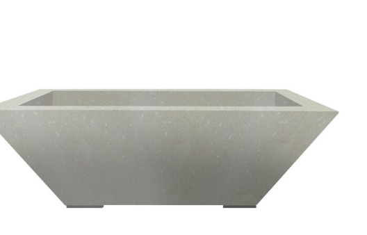 Lakeview Pelican View Pedestal 29-Inch Propane Gas Square Fire Pit Table - Natural - SCPH-436-3LP