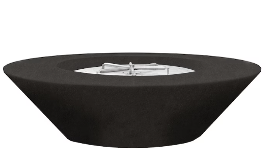 Lakeview Ironwood 60 60-Inch Propane Gas Round Fire Bowl - Ebony - SCPH-458-2LP