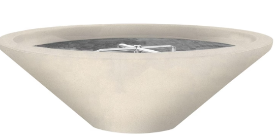 Lakeview Ironwood Pedestal 31-Inch Propane Gas Round Fire Bowl - Coastal - SCPH-437-6LP
