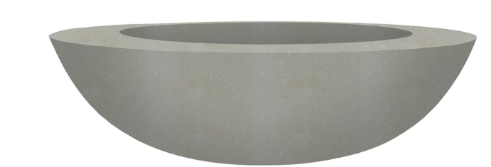 Lakeview Valley Bay 70 70-Inch Propane Gas Round Fire Bowl - Natural