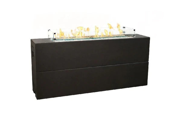American Fyre Designs 72" Milan Tall Linear Gas Firetable 215-SM-11-H8NC