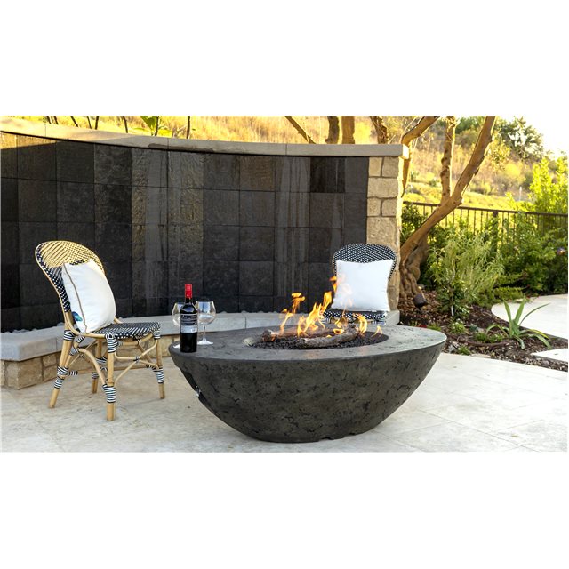 ROBERT H. PETERSON - 759-DB-11-M4NC - 242-759-DB-11-M4NC - Calais Oval Dark Basalt Firetable - NG