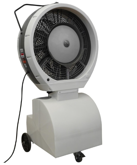 Ecojet by Joape Cyclone Reservoir 18-Gallon Outdoor Misting Fan - White - LVP-030402