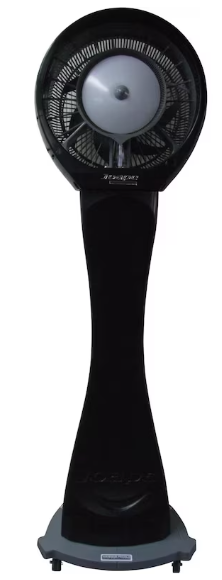 Ecojet by Joape Hurricane 660 Pedestal Outdoor Misting Fan - Black