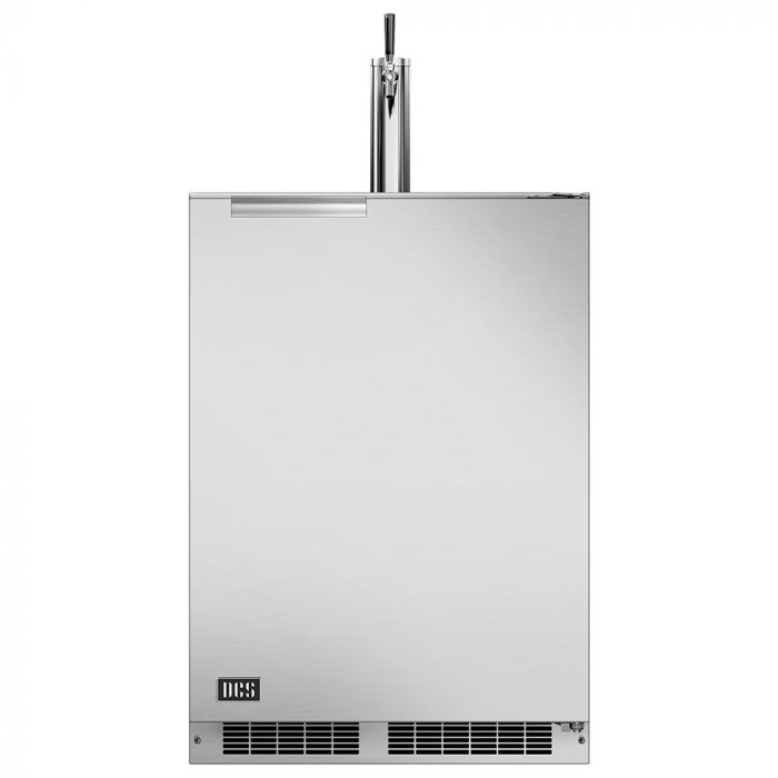 DCS 24-Inch 5.7 Cu. Ft. Right Hinge Outdoor Rated Single Tap Beer Dispenser / Kegerator - RF24TR2
