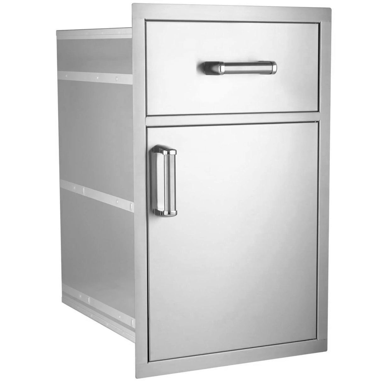Fire Magic Premium Flush 20-Inch Pantry / Access Drawer Combo - 54020S