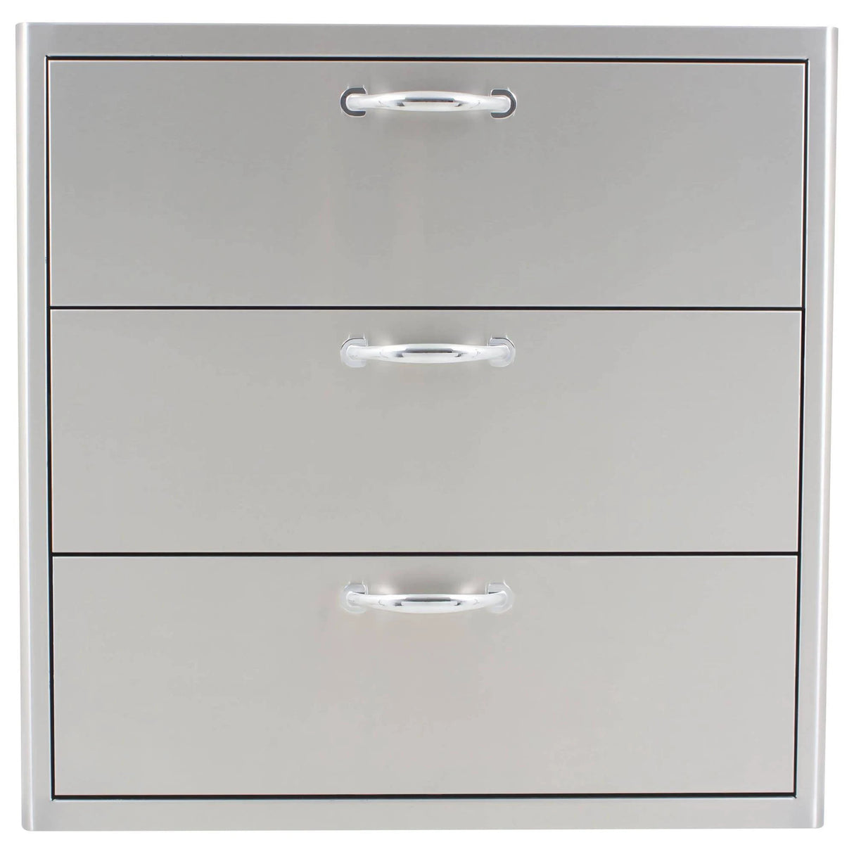 Blaze 30-Inch Stainless Steel Triple Access Drawer - BLZ-30W-3DRW-LT