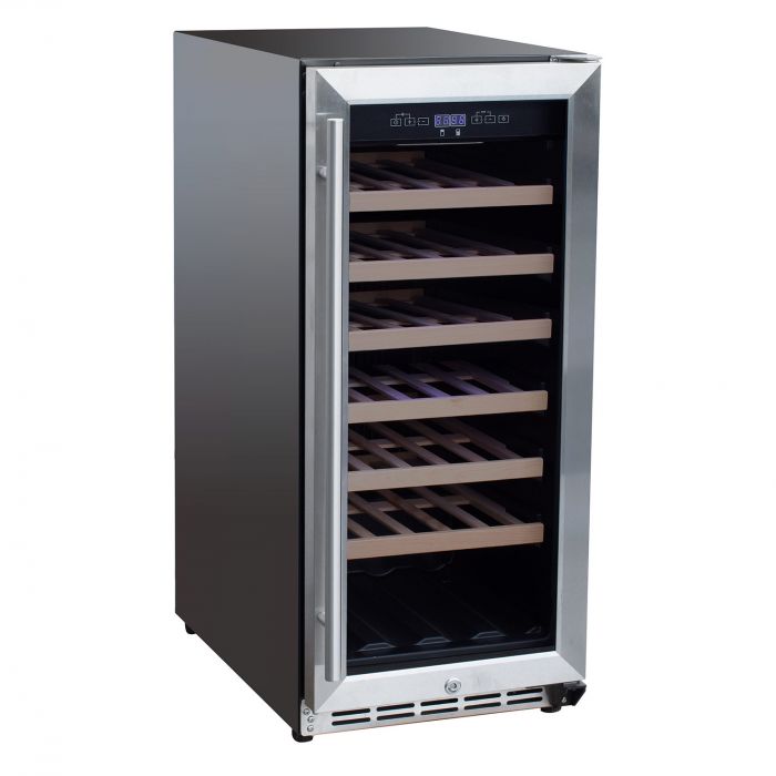 American Made Grills 15-Inch Outdoor Rated Wine Cooler - AMG-RFR-15W