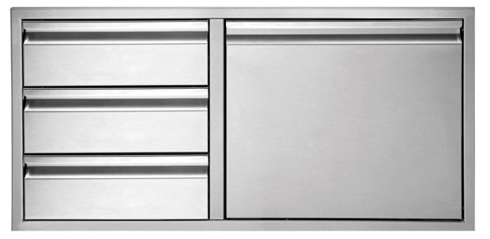 Twin Eagles 36-Inch Stainless Steel Access Door & Triple Drawer Combo - TEDD363-B