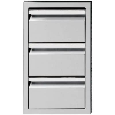 Twin Eagles 13-Inch Stainless Steel Triple Access Drawer - TESD133-B