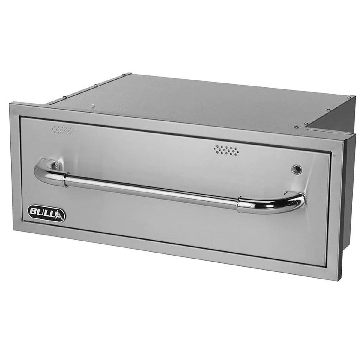 Bull 30-Inch Built-In 110V Electric Stainless Steel Warming Drawer - 85747