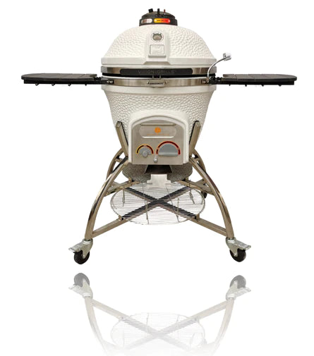 Vision Elite Series XD702 Maxis 22-Inch Kamado Grill - Cottage White - XD-702WC