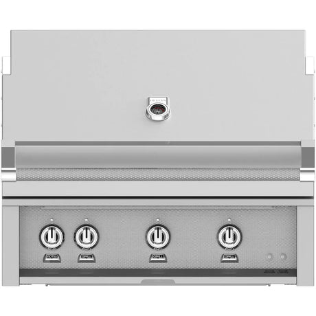 Hestan 36-Inch Built-In Natural Gas Grill W/ Rotisserie - Steeletto - GABR36-NG-SS