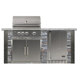 07368af301b3eCoyote Ready-To-Assemble 6 Ft Outdoor Kitchen Island With 30-Inch S Series Natural Gas Grill (Ships As Propane With Conversion Fittings) - Stacked Stone/Stone Gray - RTAC-G6-P-SG-C2SL30NG697bf0edd9b5d3b7449