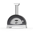 Alfa Ciao 27-Inch Outdoor Countertop Wood-Fired Pizza Oven - Silver Gray - FXCM-LGRI-T-V2