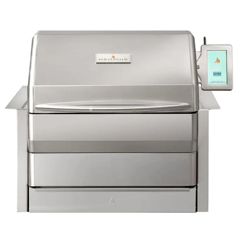 Memphis Grills Pro ITC3 Wi-Fi Controlled 28-Inch 304 Stainless Steel Built-In Pellet Grill - VGB0001S