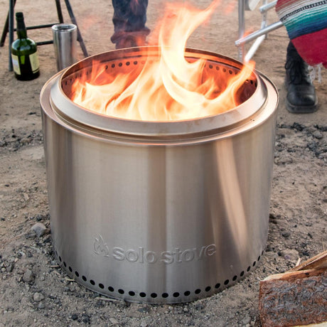 Solo Stove Bonfire 2.0 - Smokeless & Portable Wood Burning Fire Pit w/ Carrying Case - SSBON-2.0