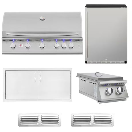 Summerset Sizzler Pro 6-Piece 40-Inch Natural Gas Outdoor Kitchen Package - SIZPRO40-NG-6PC-PROMO (2)
