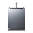 Summit Commercial Outdoor Rated Double Tap Beer Dispenser / Kegerator - SBC696OSTWIN