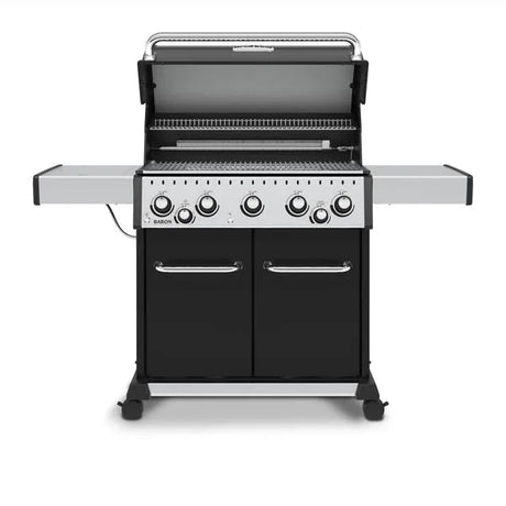 Broil King Baron 590 PRO 5-Burner Propane Gas Grill with Rotisserie and Side Burner - 876244