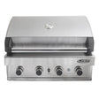 Turbo 32-Inch 4-Burner Built-In Natural Gas Grill - BTH3221BNG