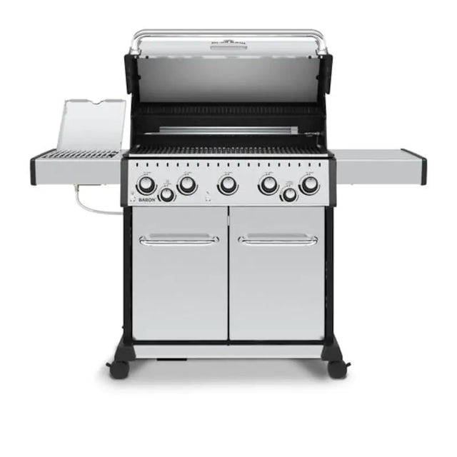Broil King Baron S 590 PRO IR 5-Burner Natural Gas Grill With Rotisserie and Sear Station - 876947